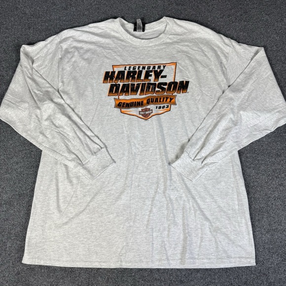 Harley-Davidson Other - Harley-Davidson Men's Switch Shield Crew-Neck Long Sleeve Shirt Lakeland 2XL